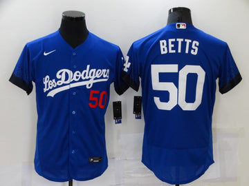 Mookie Betts Los Angeles Dodgers royal City Connect jersey