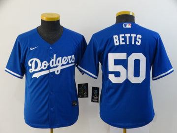 Mookie Betts Los Angeles Dodgers royal jersey