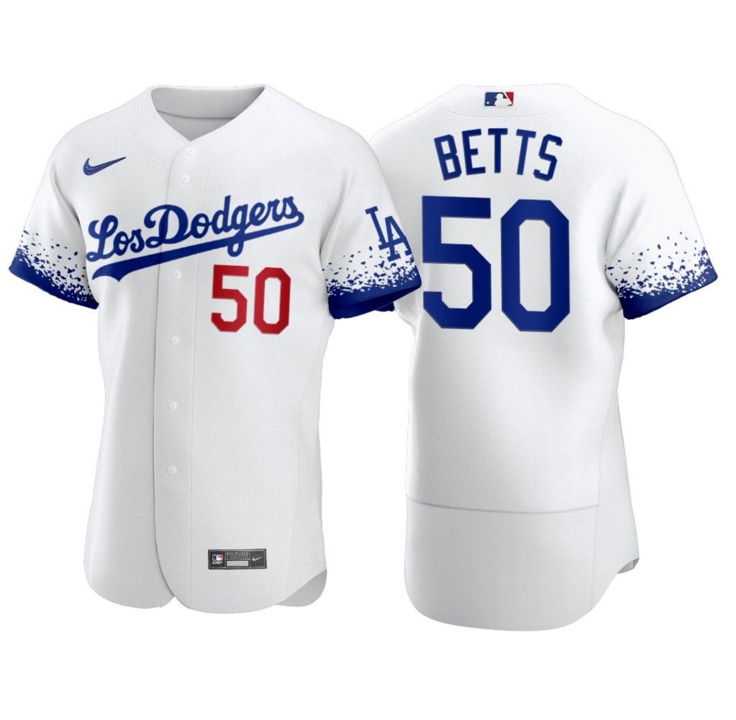 Mookie Betts Los Angeles Dodgers white City Connect jersey