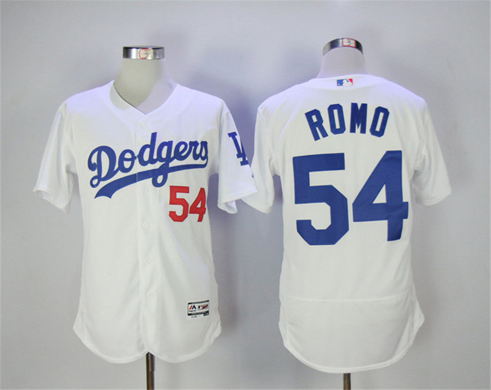 Sergio Romo Los Angeles Dodgers white jersey