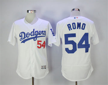 Sergio Romo Los Angeles Dodgers white jersey