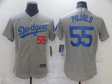Albert Pujols Los Angeles Dodgers gray jersey