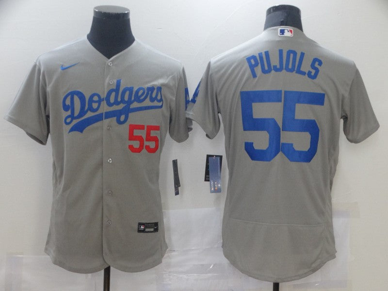 Albert Pujols Los Angeles Dodgers gray jersey