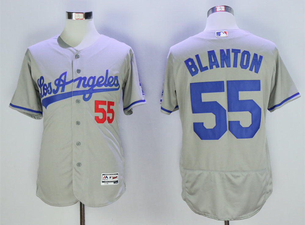 Joe Blanton Los Angeles Dodgers grey jersey