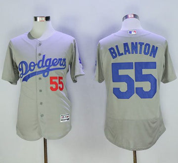 Joe Blanton Los Angeles Dodgers grey Authentic jersey
