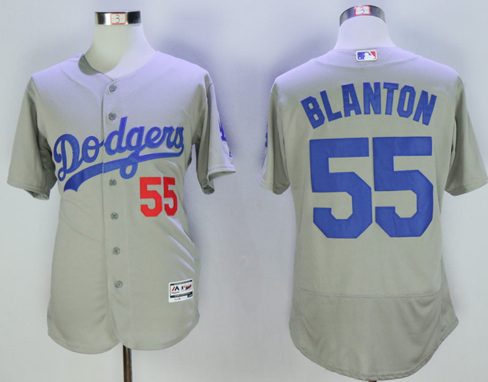 Joe Blanton Los Angeles Dodgers grey jersey