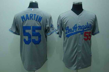Russell Martin Los Angeles Dodgers gray jersey