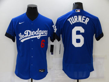 Trea Turner Los Angeles Dodgers royal City Connect jersey
