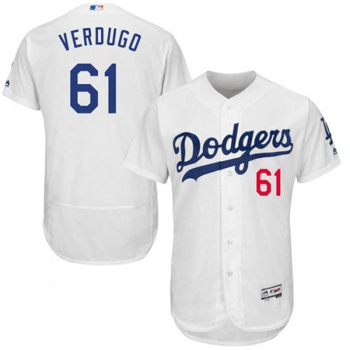 Alex Verdugo Los Angeles Dodgers white jersey