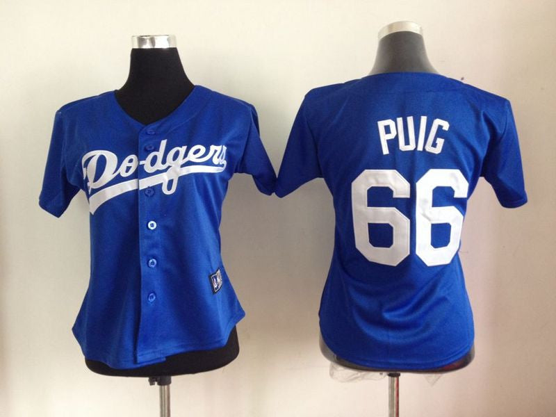 Puig Los Angeles Dodgers blue jersey