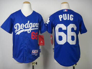 Puig Los Angeles Dodgers blue jersey