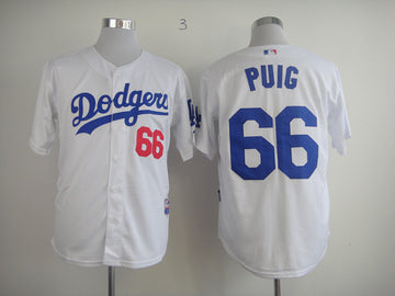 Puig Los Angeles Dodgers white jersey