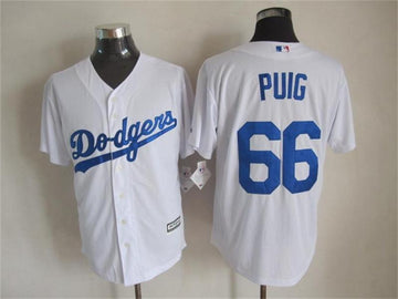 Puig Los Angeles Dodgers white jersey