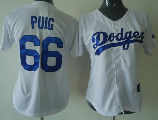 Puig Los Angeles Dodgers white jersey