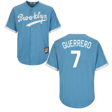 Alex Guerrero Los Angeles Dodgers blue Throwback jersey