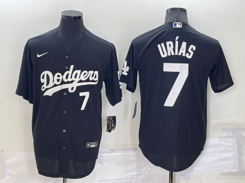 Julio Urias Los Angeles Dodgers black jersey