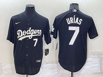 Julio Urias Los Angeles Dodgers black jersey