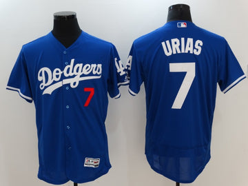 Julio Urias Los Angeles Dodgers blue jersey