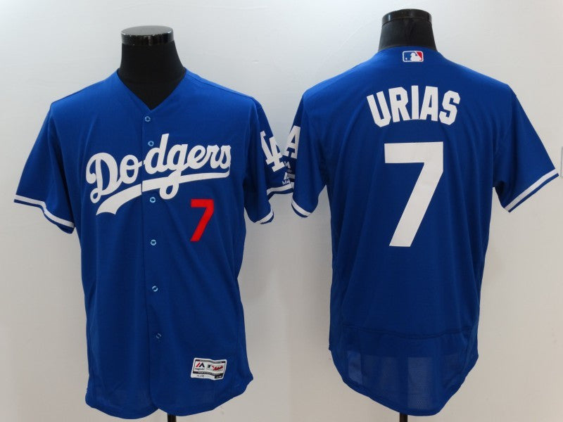Julio Urias Los Angeles Dodgers blue jersey