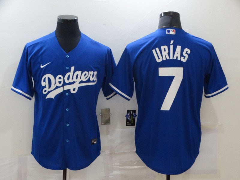 Julio Urias Los Angeles Dodgers royal jersey