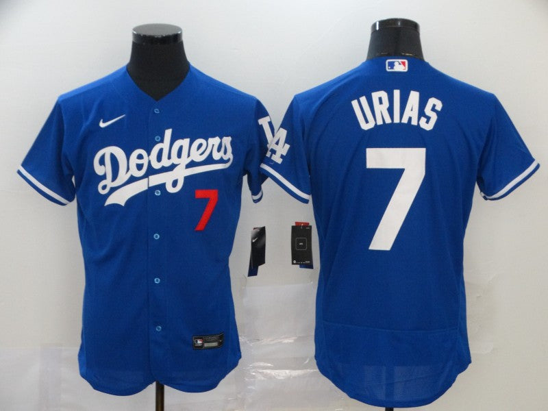 Julio Urias Los Angeles Dodgers royal jersey