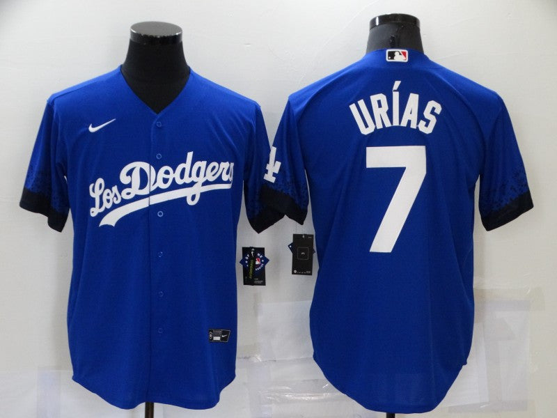Julio Urias Los Angeles Dodgers royal City Connect jersey