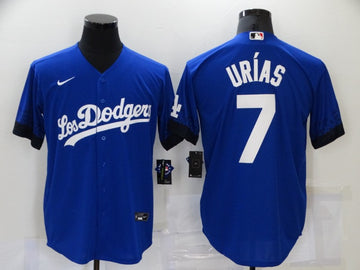 Julio Urias Los Angeles Dodgers royal City Connect jersey