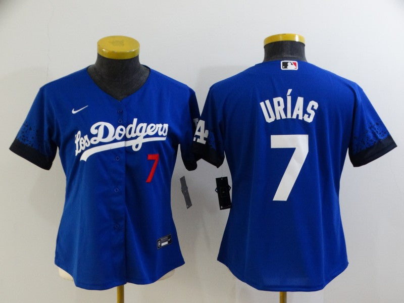 Julio Urias Los Angeles Dodgers royal City Connect jersey