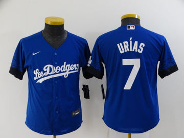 Julio Urias Los Angeles Dodgers royal City Connect jersey