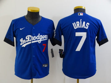 Julio Urias Los Angeles Dodgers royal City Connect jersey