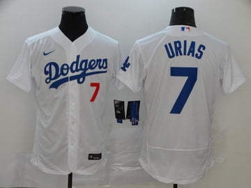 Julio Urias Los Angeles Dodgers white jersey