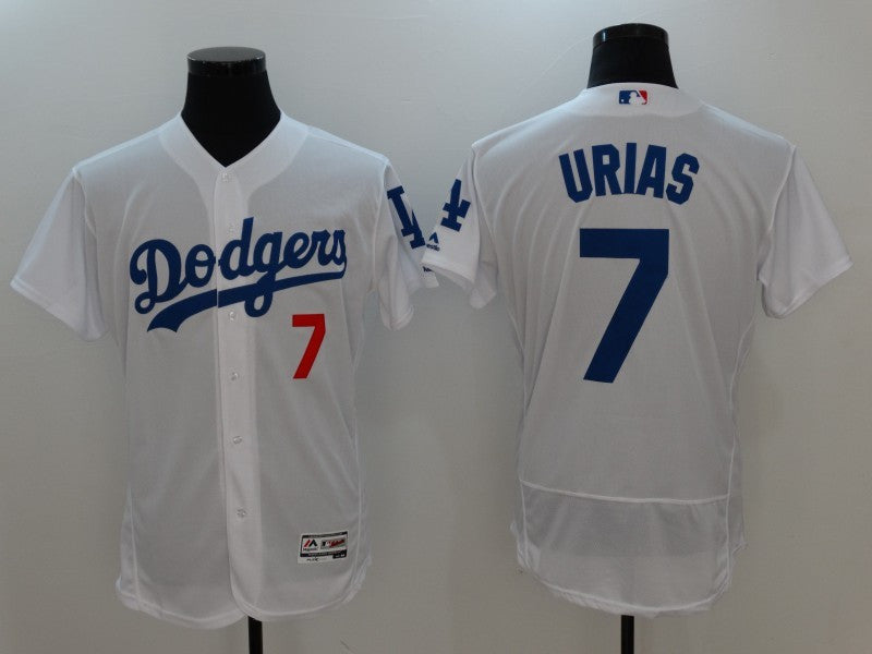 Julio Urias Los Angeles Dodgers white jersey