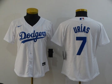 Julio Urias Los Angeles Dodgers white jersey