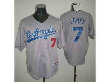 Loney Los Angeles Dodgers grey jersey