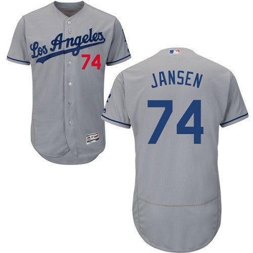 Kenley Jansen Los Angeles Dodgers gray jersey