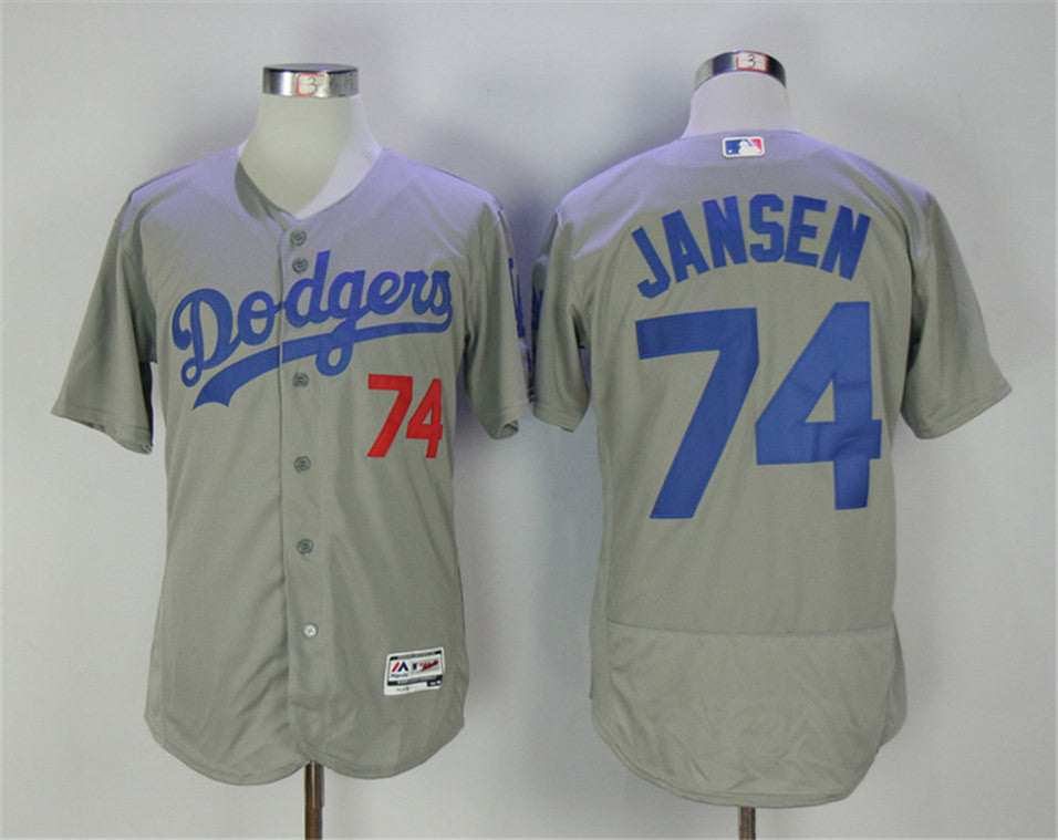 Kenley Jansen Los Angeles Dodgers gray jersey