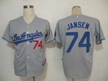 Kenley Jansen Los Angeles Dodgers grey jersey