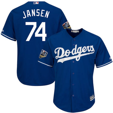 Kenley Jansen Los Angeles Dodgers royal jersey