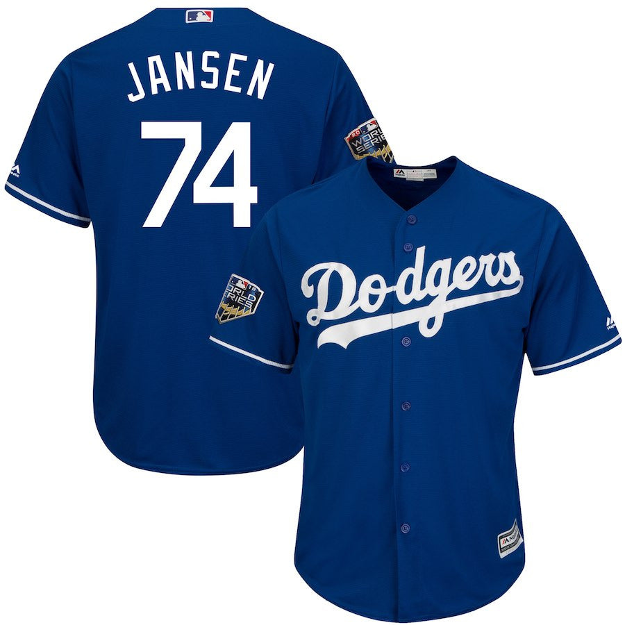 Kenley Jansen Los Angeles Dodgers royal jersey