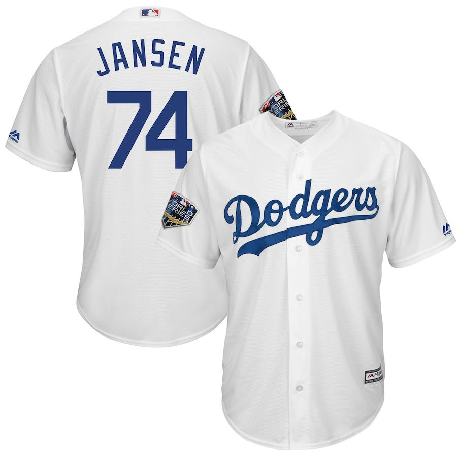 Kenley Jansen Los Angeles Dodgers white jersey
