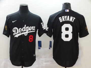 Kobe Bryant Los Angeles Dodgers black jersey
