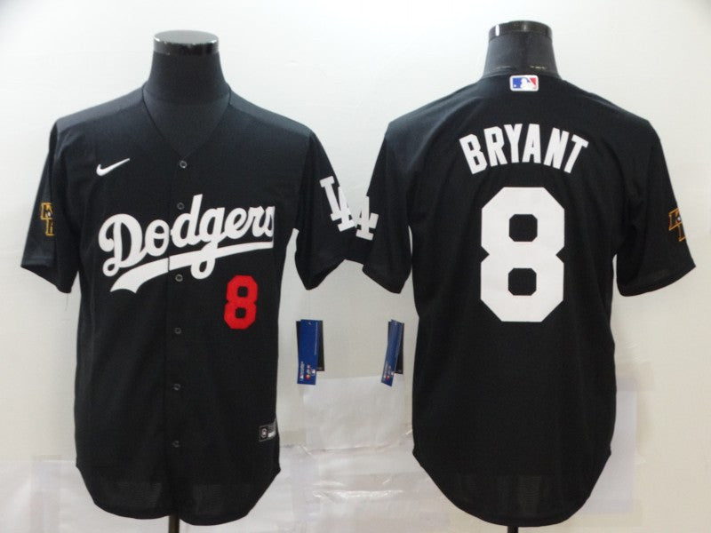 Kobe Bryant Los Angeles Dodgers black jersey