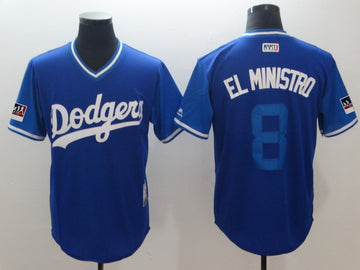 Manny Machado El Ministro Los Angeles Dodgers royal Authentic jersey