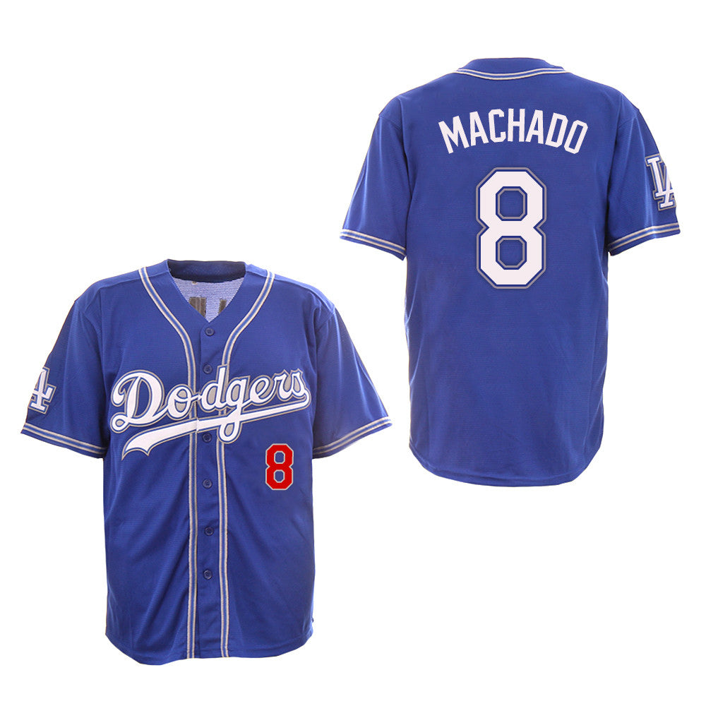 Manny Machado Los Angeles Dodgers royal jersey