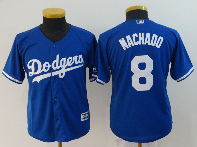 Manny Machado Los Angeles Dodgers royal jersey