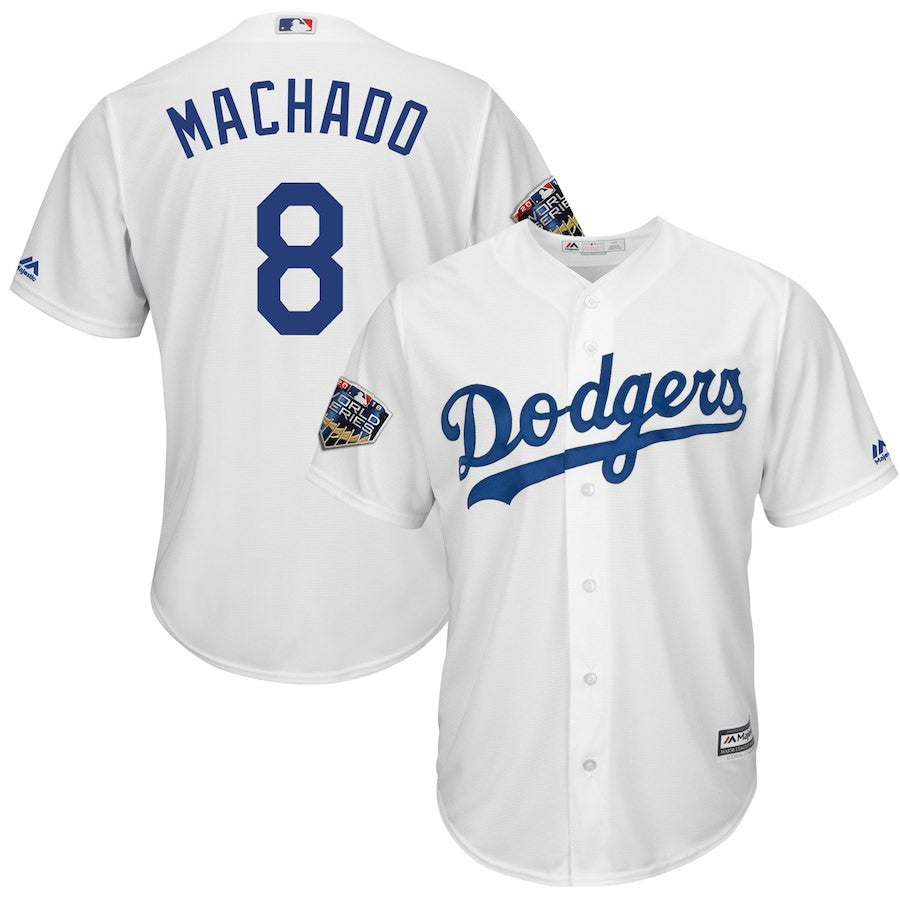 Manny Machado Los Angeles Dodgers white jersey