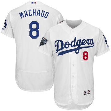 Manny Machado Los Angeles Dodgers white jersey