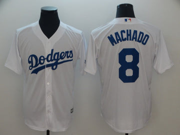 Manny Machado Los Angeles Dodgers white jersey
