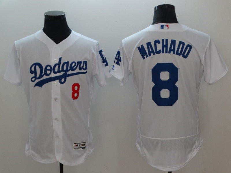 Manny Machado Los Angeles Dodgers white jersey