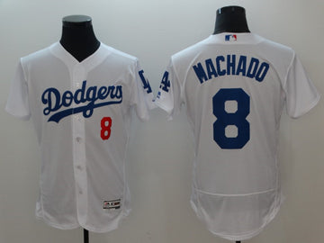 Manny Machado Los Angeles Dodgers white jersey